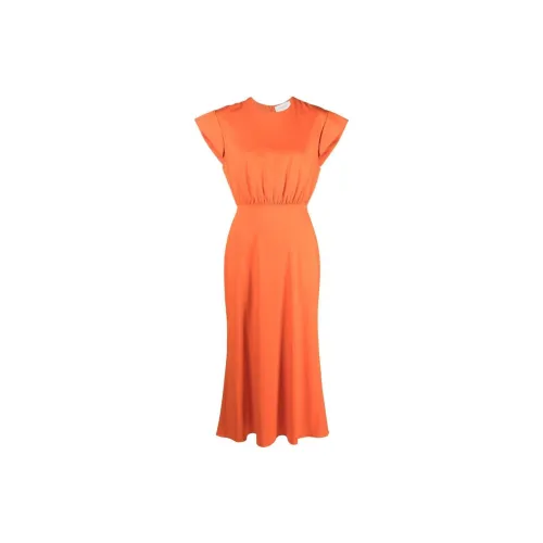 SportMax Short-Sleeved Dresses Women's Orange