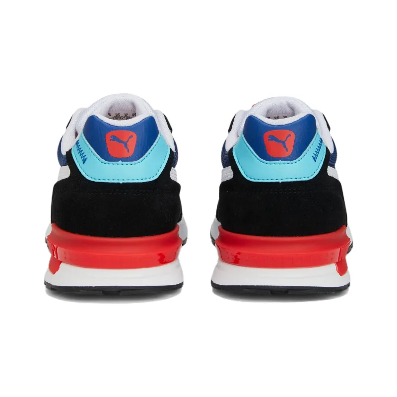 PUMA Graviton Pro Anti-Slip Wear-Resistant Low-Top Sports Casual Shoes Black White Blue-4