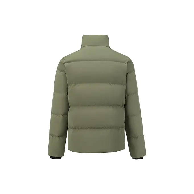 Reebok Solid Color Stand Collar Fitted Thickened Down Jacket Unisex-5