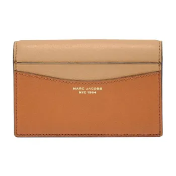 MARC JACOBS Goat Leather Wallet Women's Brown
