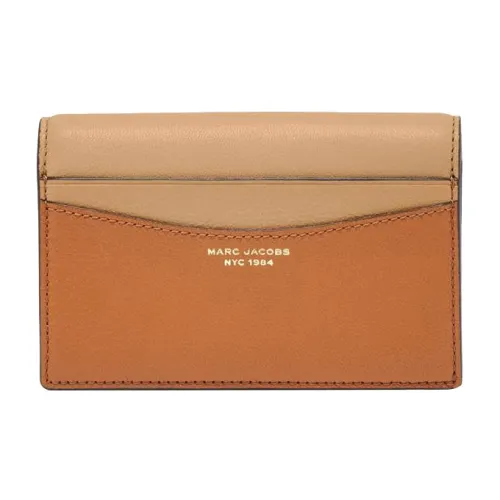 MARC JACOBS Goat Leather Wallet Women's Brown