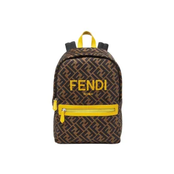 FENDI Nylon Backpack Kids' Brown