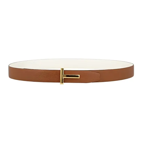 TOM FORD Leather Belts Men Brown