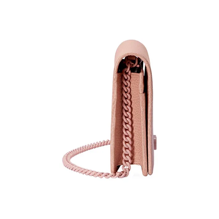 GUCCI GG Marmont Leather Chain Bag, Wallet, Shoulder Bag, Crossbody Bag Mini Women's Light Pink-2