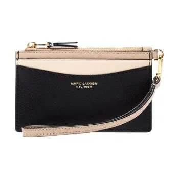 MARC JACOBS Goat Leather Wrist Bag Women's Black