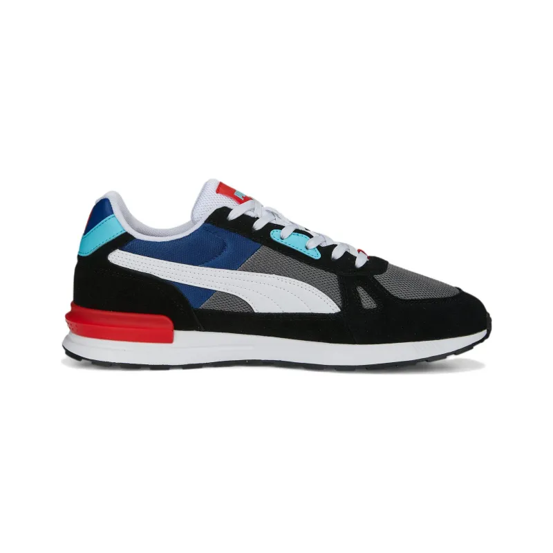 PUMA Graviton Pro Anti-Slip Wear-Resistant Low-Top Sports Casual Shoes Black White Blue-1