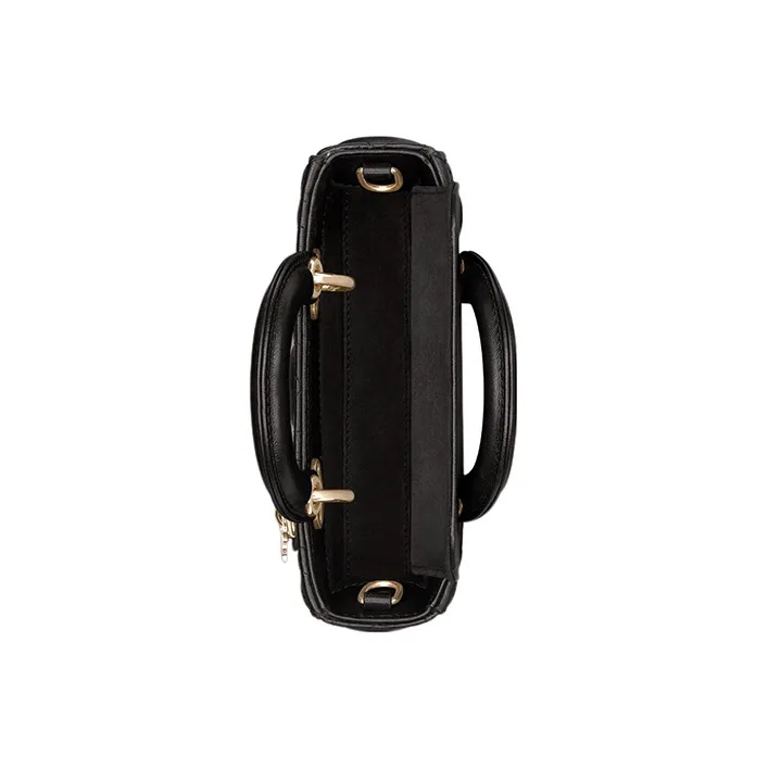 DIOR Lady D JOY Lambskin Lady Dior Bag, Shoulder Bag, Crossbody Bag, Handbag Extra Mini Women's Black-5