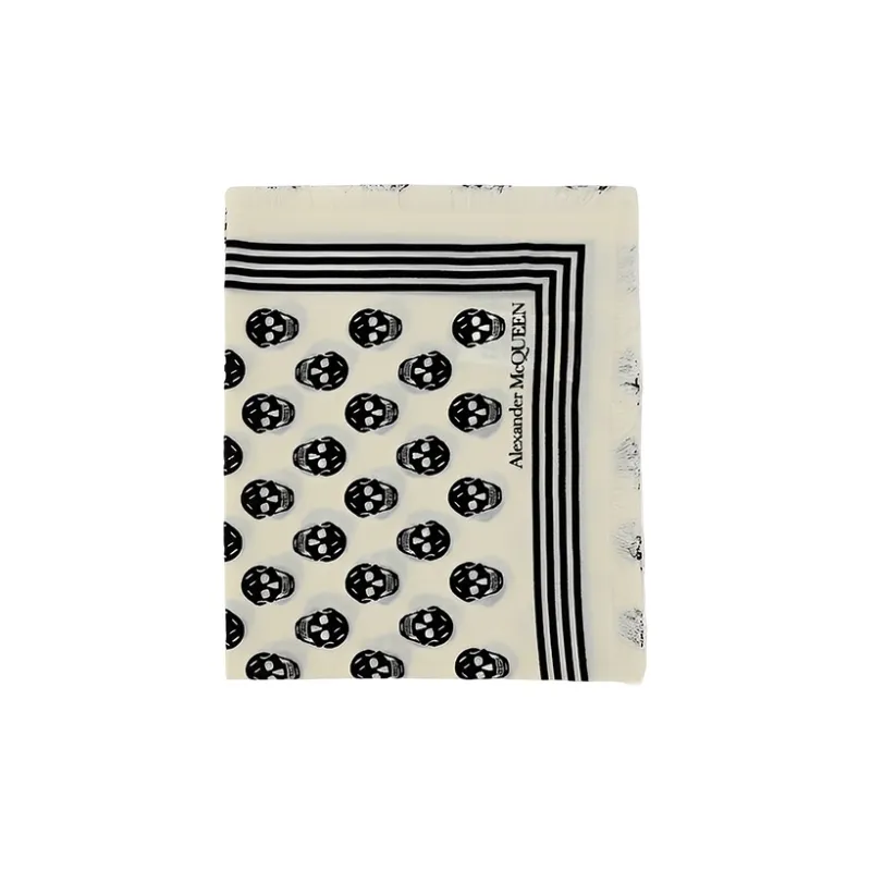 Alexander McQueen Skull Printed Scarf-1