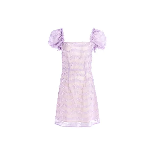 Marie Elie Short-Sleeved Dresses Women's Light Purple