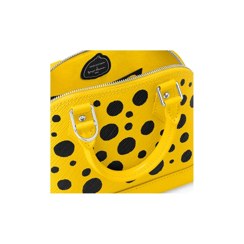 LOUIS VUITTON X Yayoi Kusama Alma Bb Yellow/Black-5