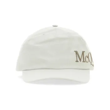 Alexander McQueen Logo Embroidered Baseball Cap