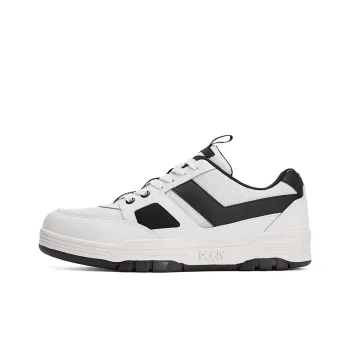 PONY Reverse New Anti Slip Wear Resistant Low Top Skateboard Shoes Unisex Black White