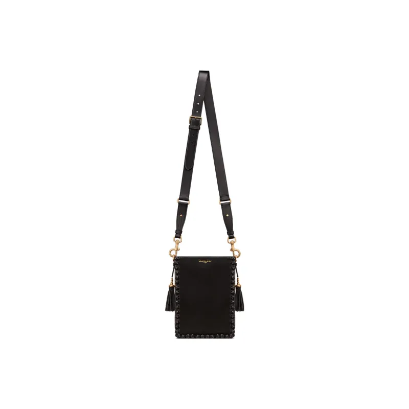 DIOR D Bubble Collection Sheepskin Bucket Bags Shoulder Bags Women's Black-1