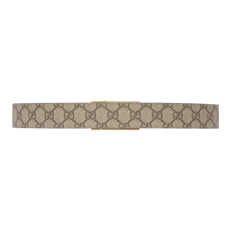 GUCCI Monogram Jacquard Buckle Belt-1