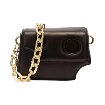 OFF WHITE Burrow Logo Detailed Shoulder Bag