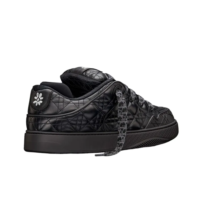 DIOR B9S Skater Erl Black Quilted Cannage Calfskin-2