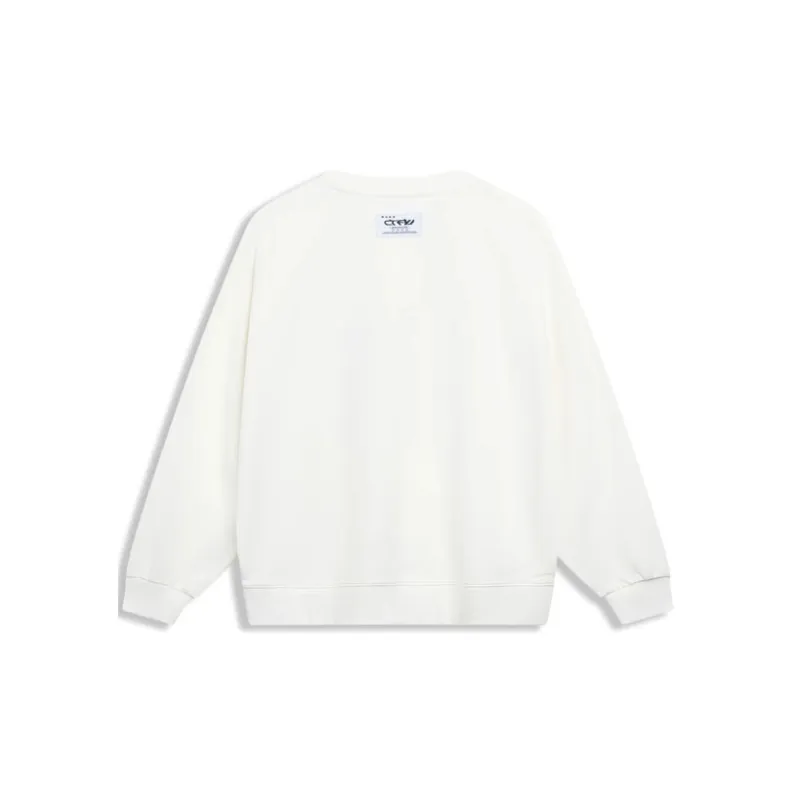 LiNing CF Tracing Sweatshirt Unisex Ivory-1