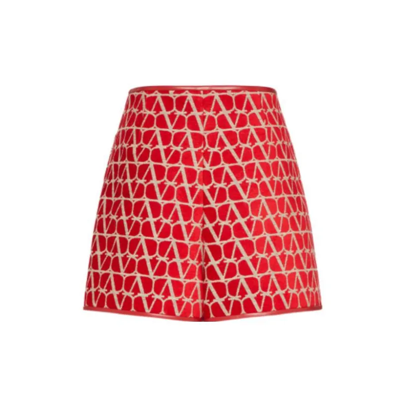 Valentino ROSSO Chinese New Year Casual Shorts Women's Red-1