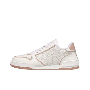 DIOR One White And Nude DIOR Oblique Perforated Calfskin Women's