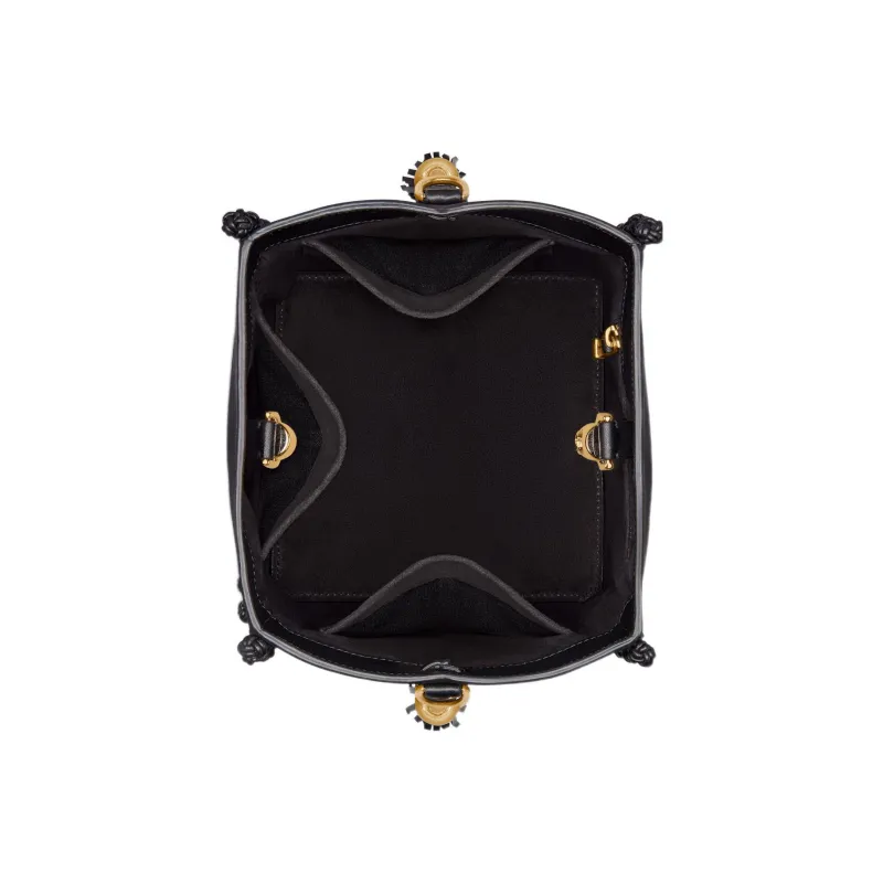 DIOR D Bubble Collection Sheepskin Bucket Bags Shoulder Bags Women's Black-5
