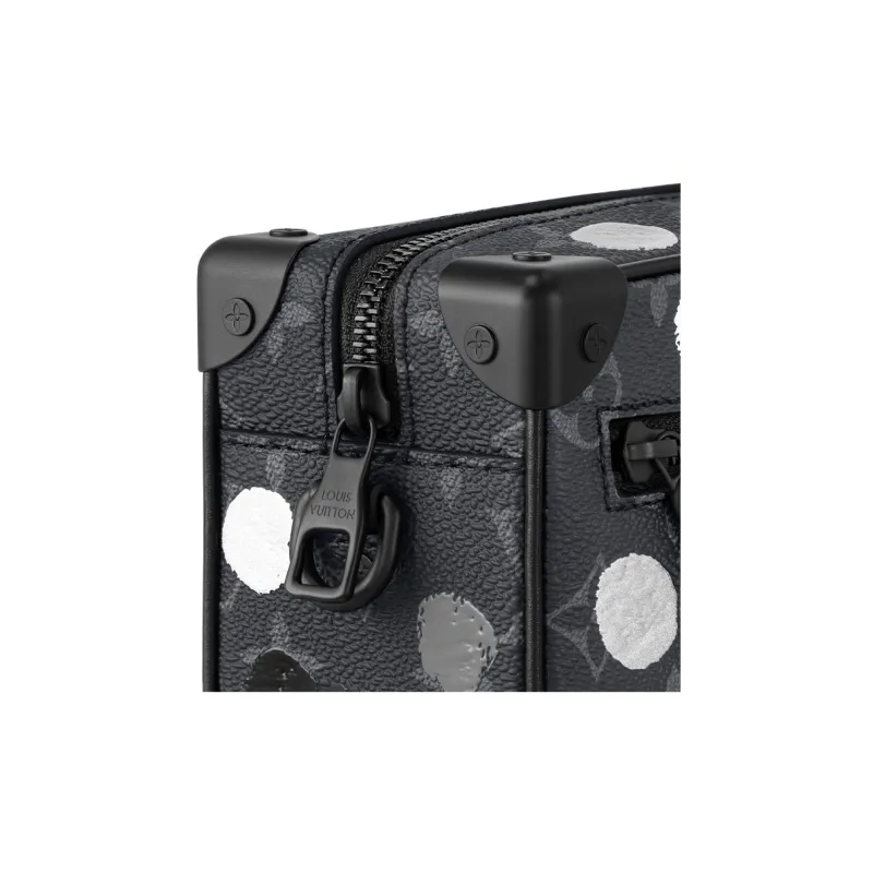 LOUIS VUITTON X Yayoi Kusama Mini Soft Trunk Monogram Eclipse Black/Silver-6