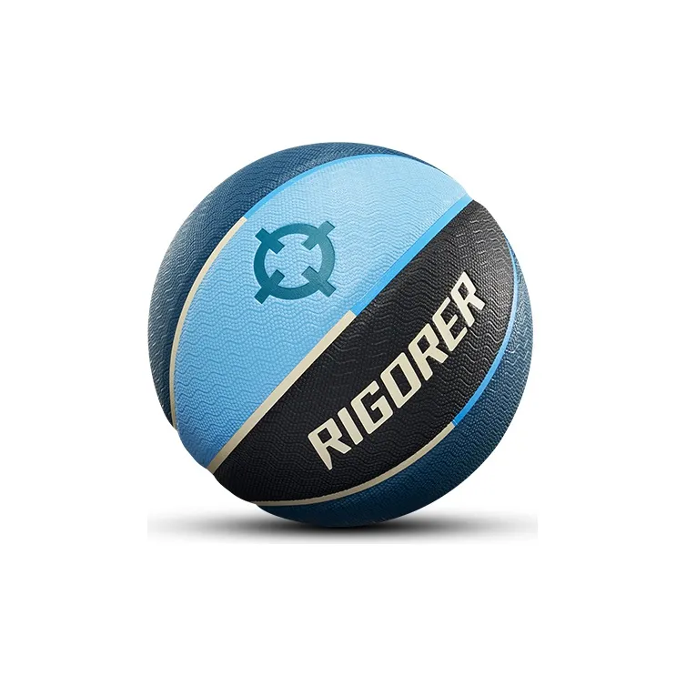 RIGORER Stopgo 2.0 PU Basketball Blue Black Size 7 Ball Training-1