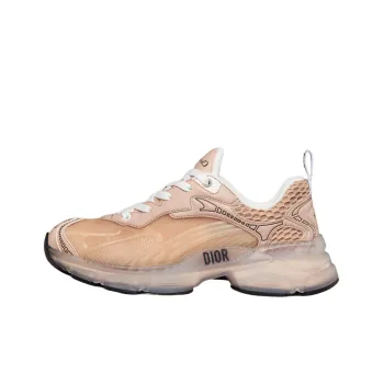 DIOR Vibe Monogram Low Top Sports Casual Shoes Women's Nude