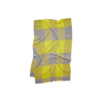 Acne Studios Knit Scarves Women's Yellow/Gray