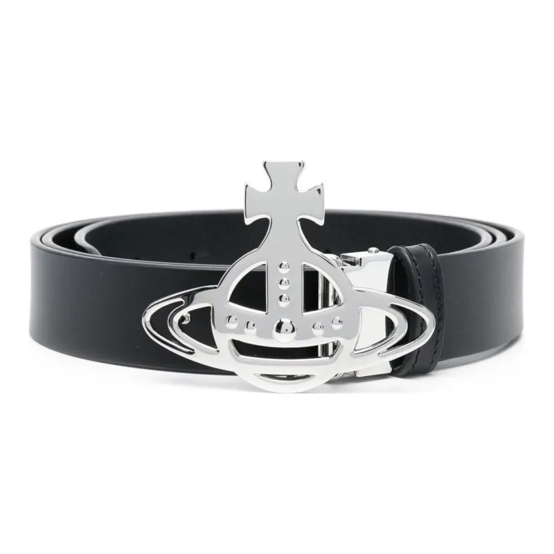 Vivienne Westwood Orb Leather Belt-0