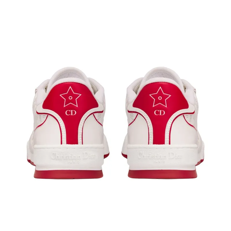 DIOR One White Sneakers Low Top Stylish Skateboarding Shoes Women's White-4