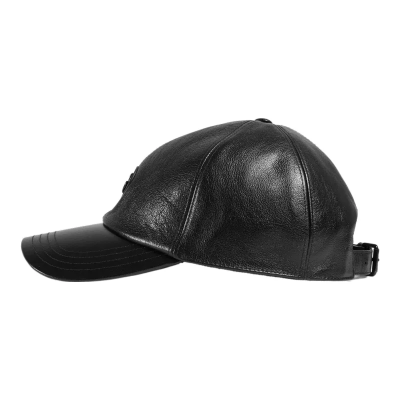 GUCCI Double G Leather Baseball Hat-1