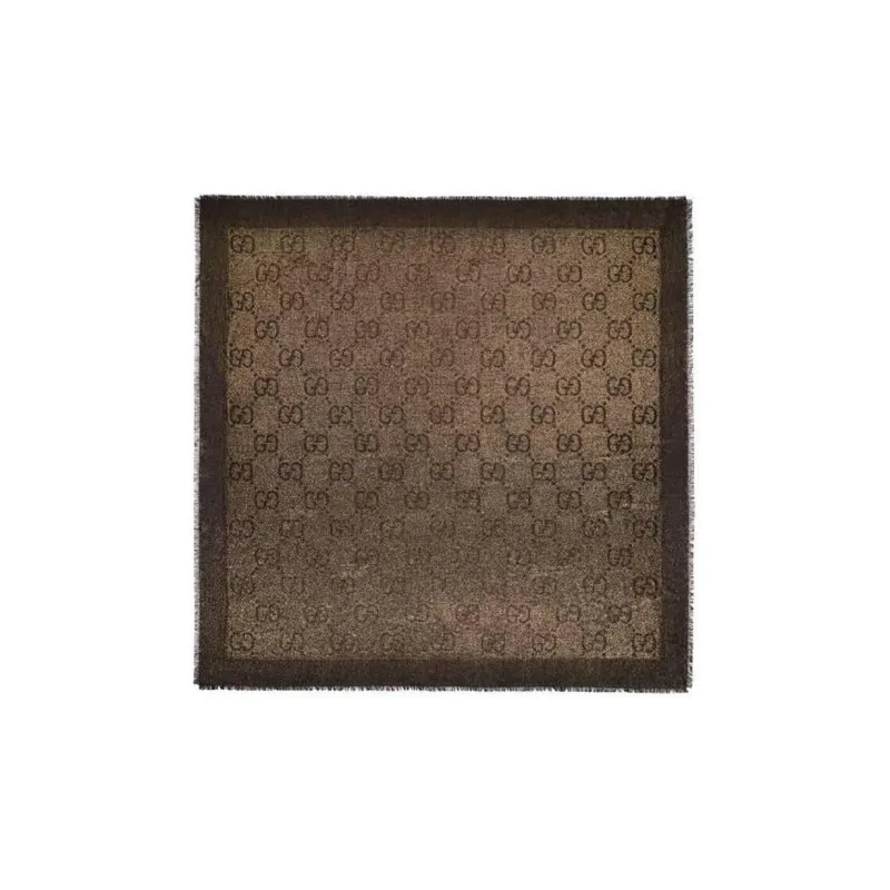 GUCCI Gg Lamé Jacquard Shawl-0