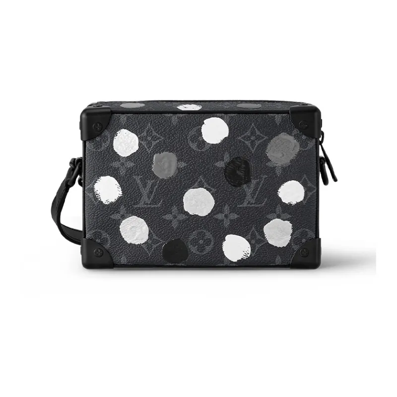 LOUIS VUITTON X Yayoi Kusama Mini Soft Trunk Monogram Eclipse Black/Silver-3
