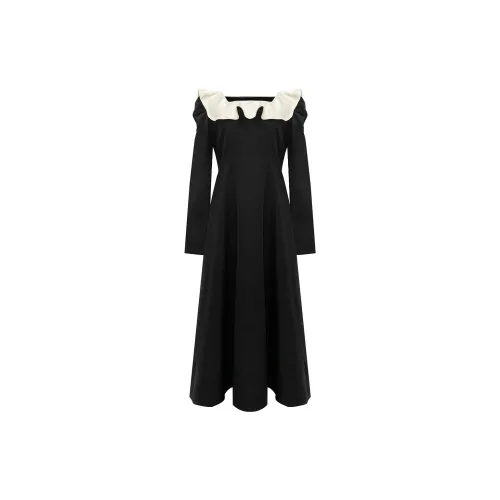 FOREVER 21 Long-Sleeved Dresses Women's Black