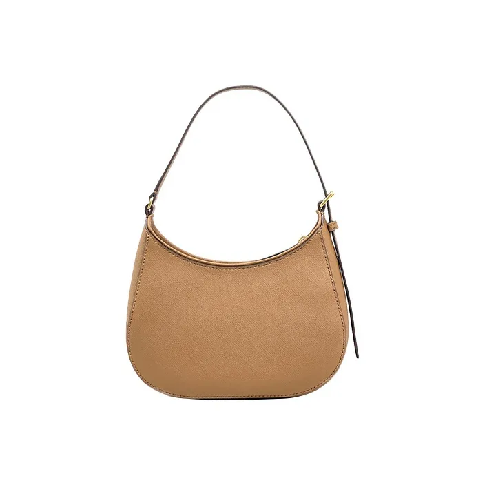 TORY BURCH Emerson Textured Leather Shoulder Bag Handbag Shoulder Bag Women's Hazelnut Brown-2