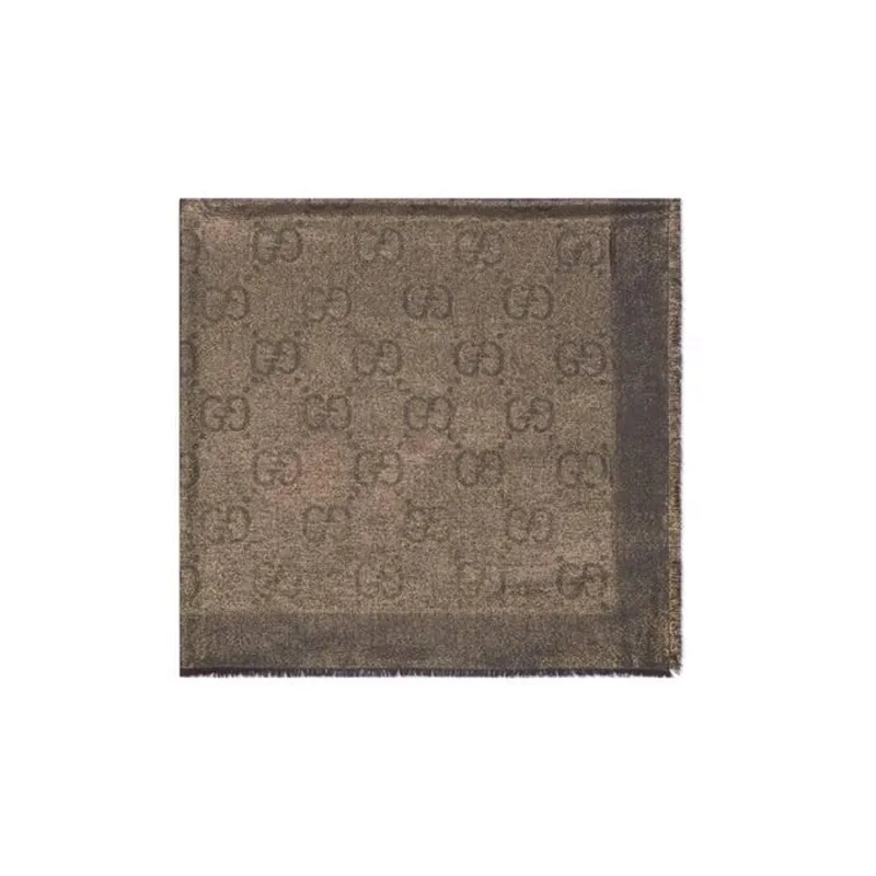 GUCCI Gg Lamé Jacquard Shawl-1