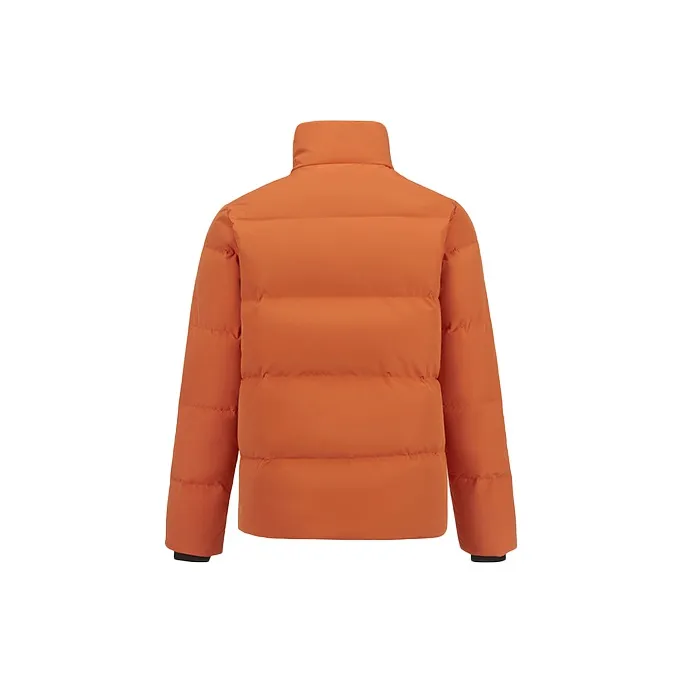 Reebok Solid Color Stand Collar Fitted Thickened Down Jacket Unisex-9