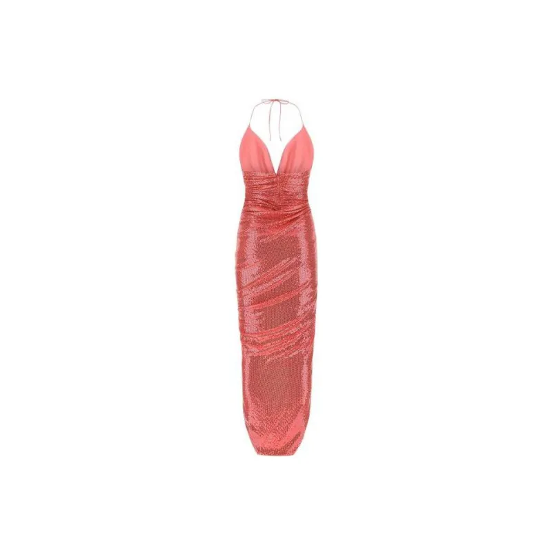 Alexandre Vauthier Sleeveless Dresses Women's Sunset Red-1