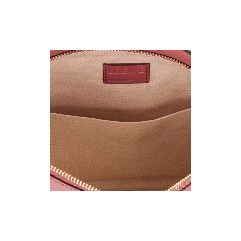 LOEWE Puzzle Hobo Cow Leather One Shoulder Handbag Regular Women's Peachy Pink-6