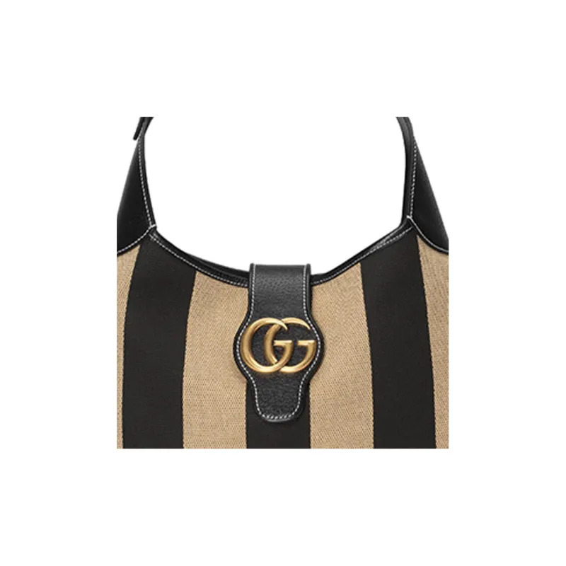 GUCCI Aphrodite Canvas With Leather Hobo Bag, Canvas Bag, Handbag, Shoulder Bag Women's-8