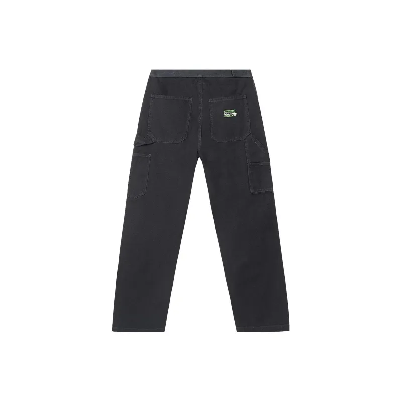 Brain Dead Washed Hard/Softwear Carpenter Pant 'Black'-1