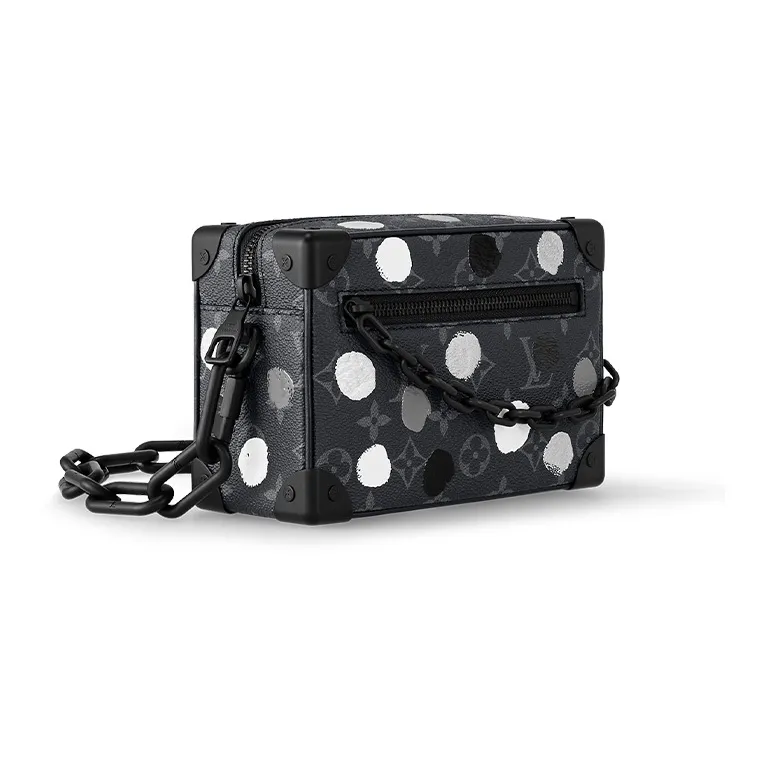 LOUIS VUITTON X Yayoi Kusama Mini Soft Trunk Monogram Eclipse Black/Silver-1