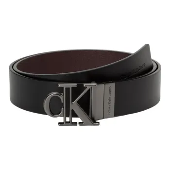 CALVIN KLEIN Cow Leather Belts Men's Black 