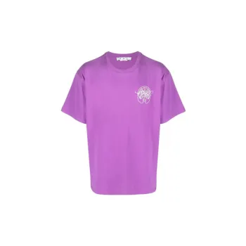 OFF WHITE T Shirt Men's Blue Purple
