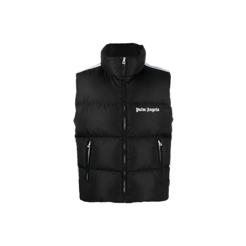 PALM ANGELS Logo Printed Padded Gilet 