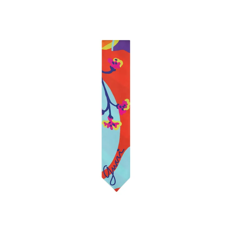 GUCCI Silk Scarves Women's Red-0