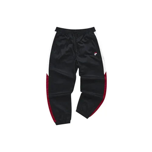 FILA FUSION Knitted Sweatpants Men Black