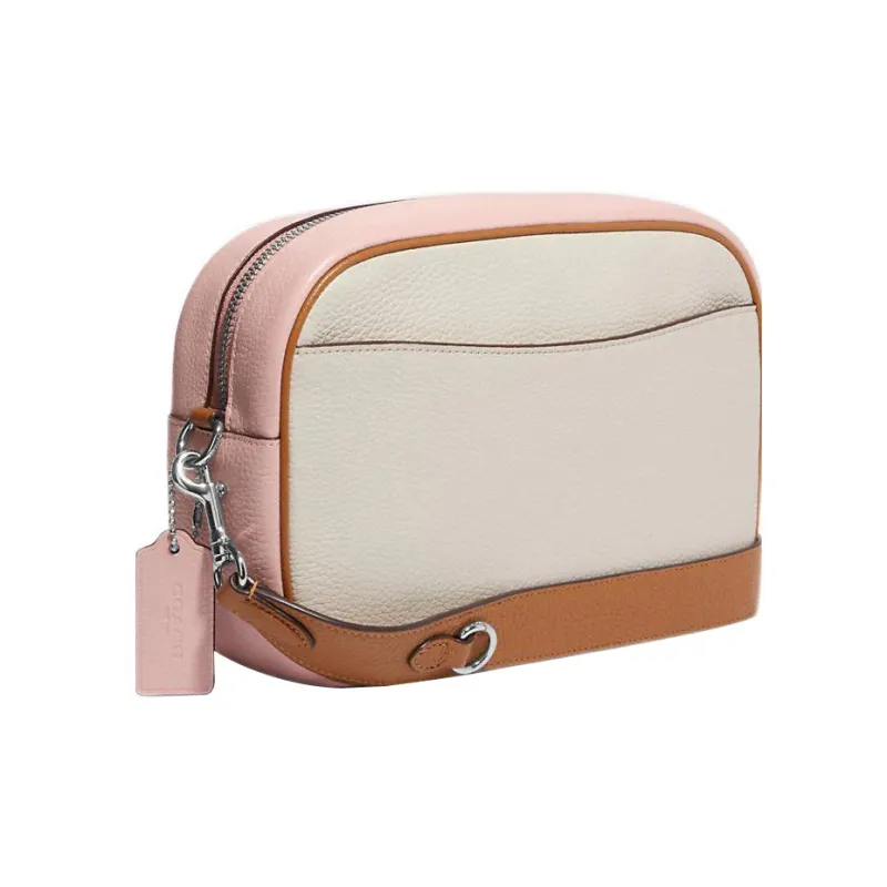 COACH Jamie Pebbled Leather Camera Bag Shoulder Bag Crossbody Bag Medium Size Women's Chalk White-1