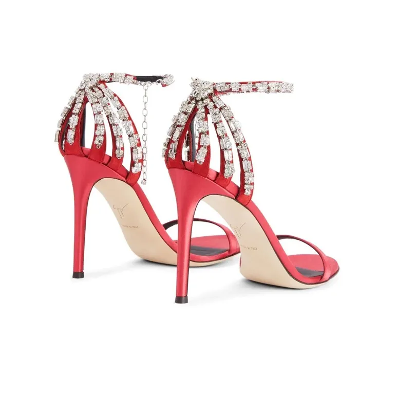 Giuseppe Zanotti Adele Crystal 105mm Sandals Women's-4