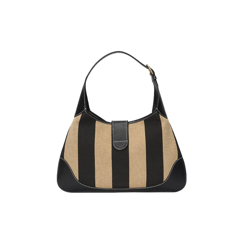 GUCCI Aphrodite Canvas With Leather Hobo Bag, Canvas Bag, Handbag, Shoulder Bag Women's-4